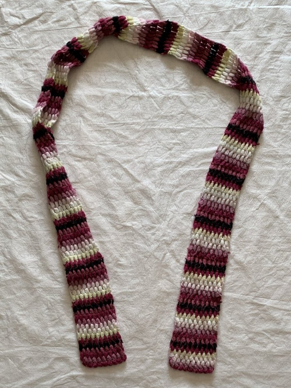 Ricki's Multicolored Striped Women's Scarf - ~75 Inches Length - 100% Acrylic